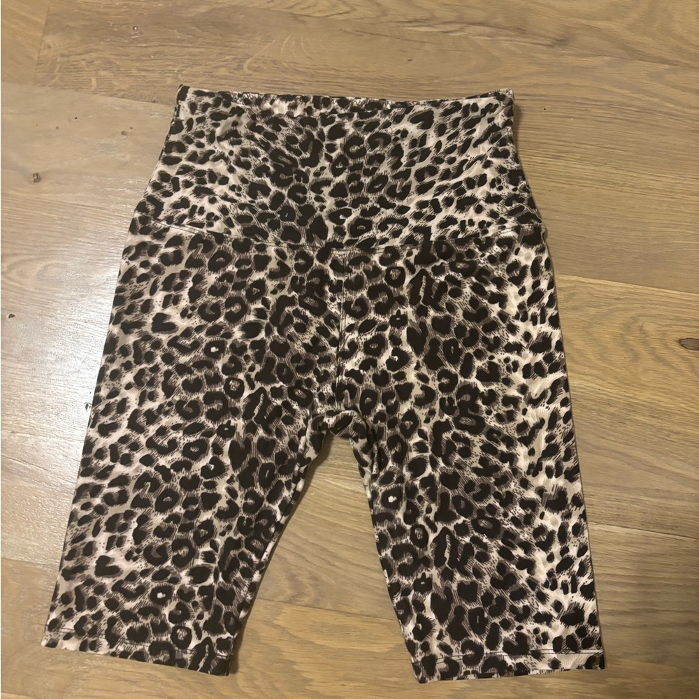 Cheetah Print Biker Shorts